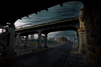 Башня под мостом