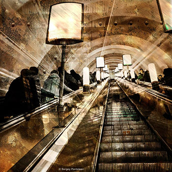 Метро. Чёрная речка.