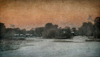 Домики вороны и мороз